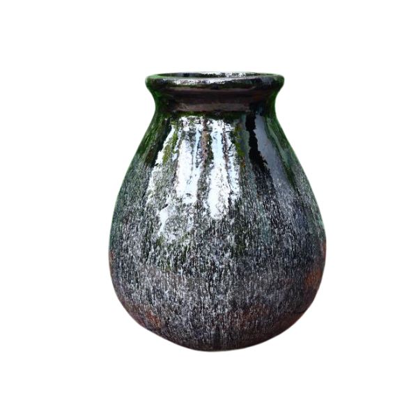 Goutte Shiny Black Blossomed Black